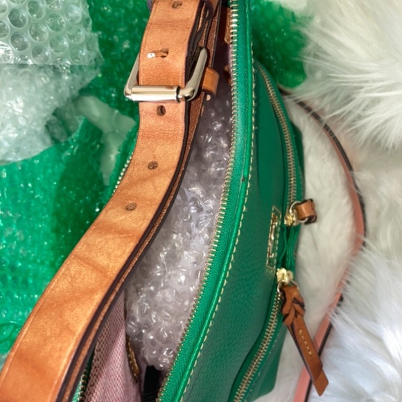 Dooney 🌵Cheery🌵green Pebble Alyssa Crossbody - Picture 8 of 10